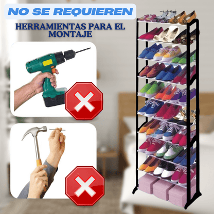 OrganizaPro™ Ordena Y Protege Tus Zapatos Maximizando Tu Espacio