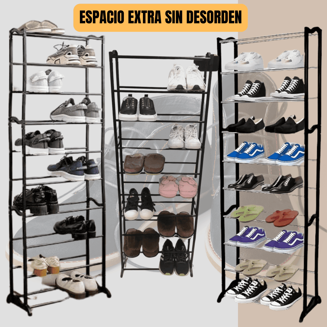 OrganizaPro™ Ordena Y Protege Tus Zapatos Maximizando Tu Espacio